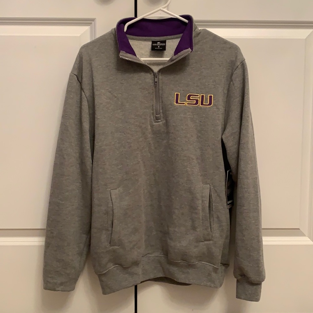 LSU Quarter Zip Pullover